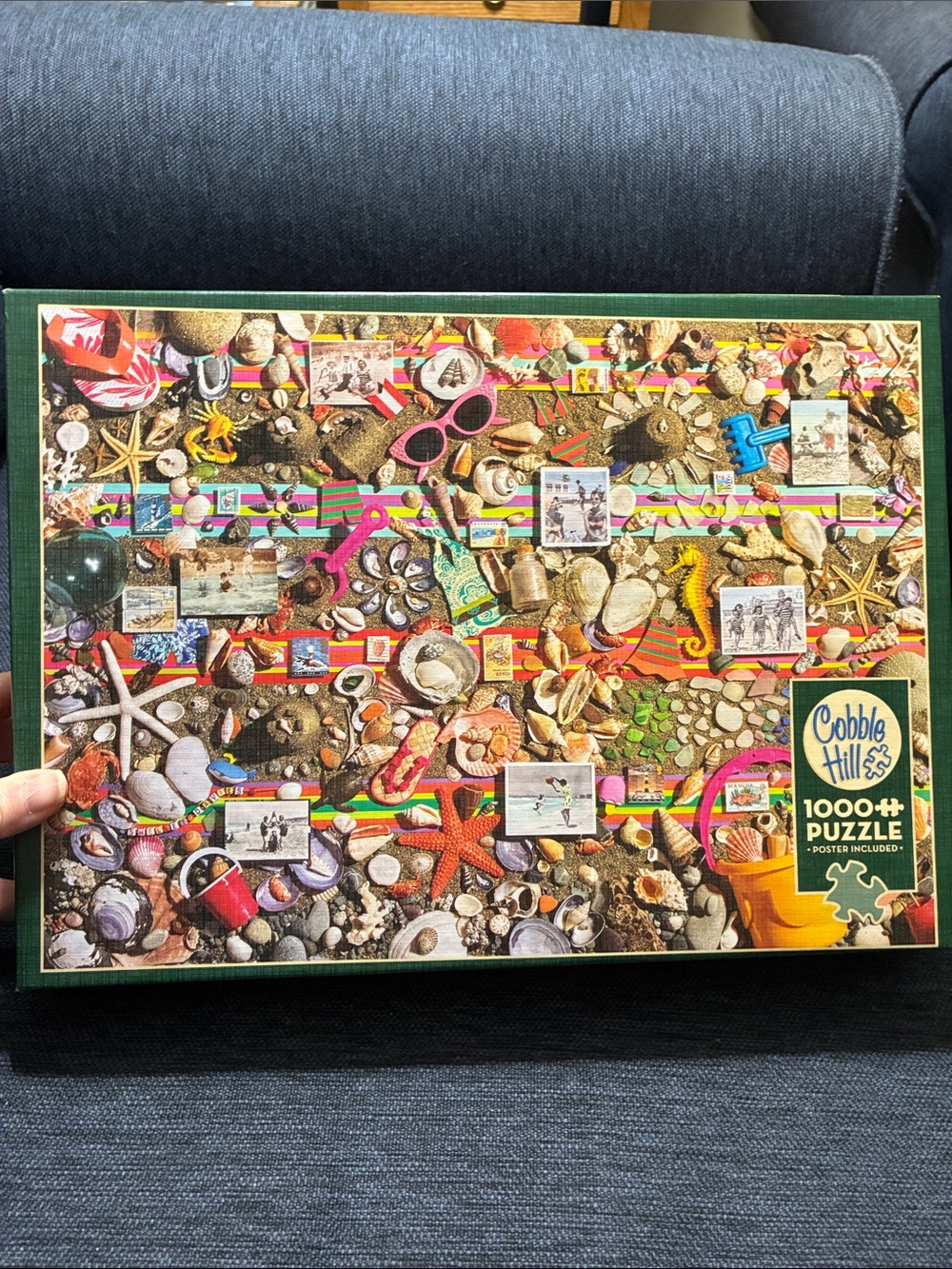 Cobble Hill Beach Treasures 1000-Piece Jigsaw Puzzle - Colorful